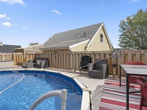 57 Highway 336, Upper Musquodoboit, NS - Outdoor With Above Ground Pool With Deck Patio Veranda