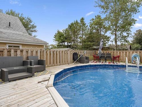 57 Highway 336, Upper Musquodoboit, NS - Outdoor With Above Ground Pool With Deck Patio Veranda