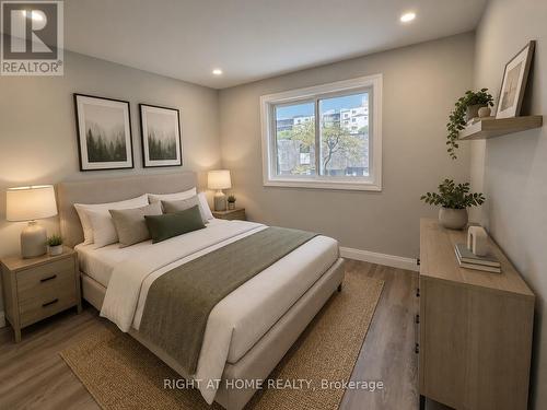 Virtually Staged - 24 - 7 Vale Carse Way, Toronto, ON - Indoor Photo Showing Bedroom