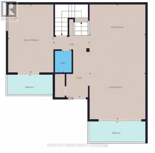 Main Floor Floor Plan - 24 - 7 Vale Carse Way, Toronto, ON - Other