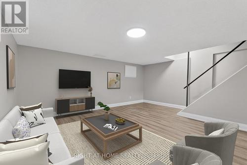Virtually Staged - 65 Woodman Drive S, Hamilton, ON - Indoor Photo Showing Living Room
