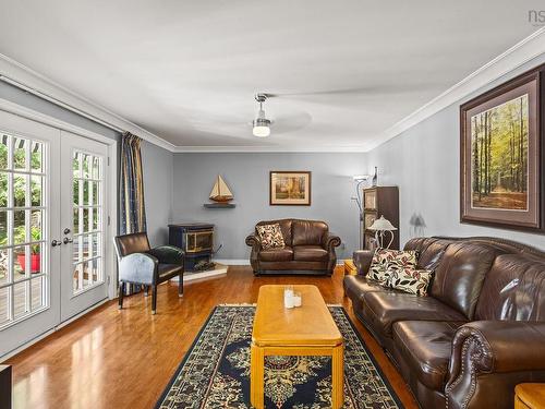 15 Archibald Drive, Fall River, NS - Indoor Photo Showing Living Room With Fireplace