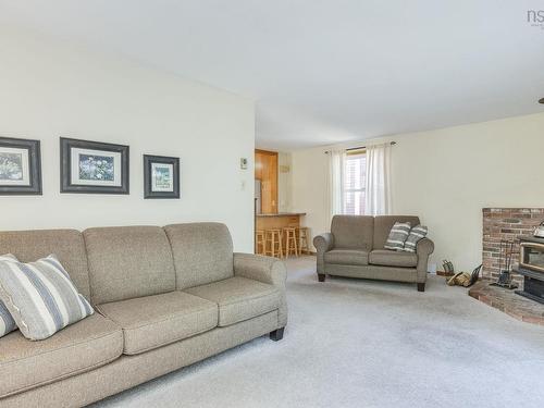 603 Sutherland Terrace, Kentville, NS - Indoor Photo Showing Living Room With Fireplace