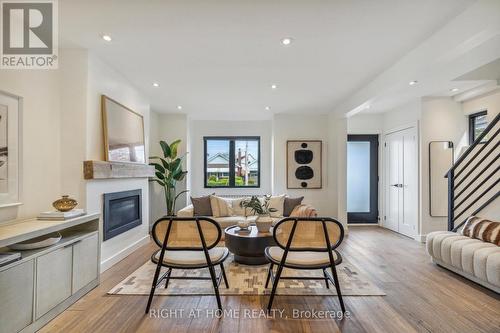 141 O'Connor Drive, Toronto, ON - Indoor With Fireplace