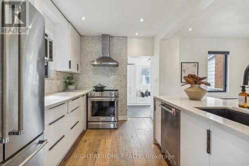 141 O'Connor Drive, Toronto, ON - Indoor Photo Showing Kitchen With Upgraded Kitchen