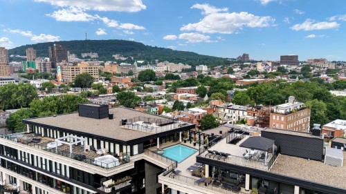 Aerial View - P1-302-3419 Av. Henri-Julien, Montréal (Le Plateau-Mont-Royal), QC - Outdoor