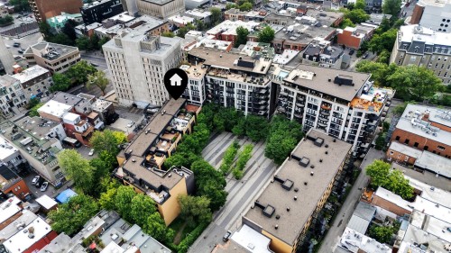Aerial View - P1-302-3419 Av. Henri-Julien, Montréal (Le Plateau-Mont-Royal), QC - Outdoor With View