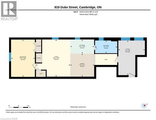Floor plan - 819 Duke Street, Cambridge, ON - Other