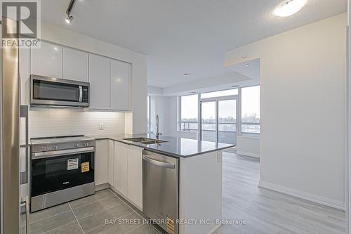 710 - 3260 Sheppard Avenue E, Toronto, ON - Indoor Photo Showing Kitchen With Double Sink With Upgraded Kitchen