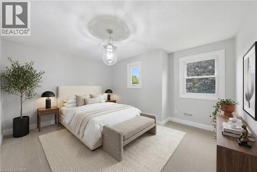 Virtual Staged - 2155 Duncaster Drive Unit# 2, Burlington, ON - Indoor Photo Showing Bedroom