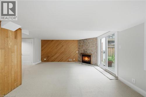 2155 Duncaster Drive Unit# 2, Burlington, ON - Indoor With Fireplace