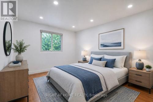 virtually staged - 96 Markwood Drive, Kitchener, ON - Indoor Photo Showing Bedroom