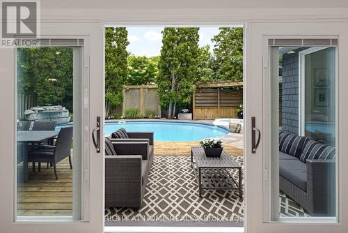 18 Oak Lea Circle, Markham, ON -  With In Ground Pool With Deck Patio Veranda With Exterior