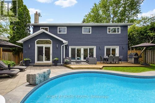 18 Oak Lea Circle, Markham, ON - Outdoor With In Ground Pool With Deck Patio Veranda