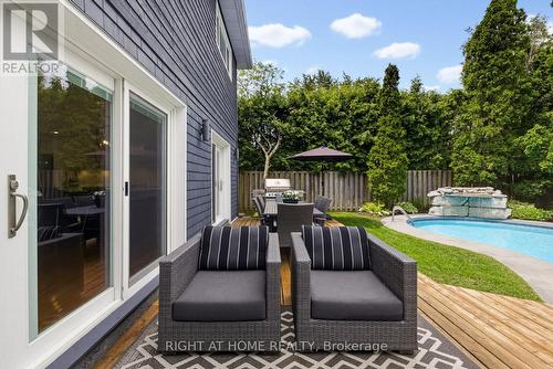 18 Oak Lea Circle, Markham, ON - Outdoor With In Ground Pool With Deck Patio Veranda