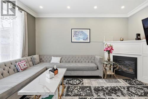 456 Valridge Drive, Hamilton, ON - Indoor Photo Showing Living Room With Fireplace