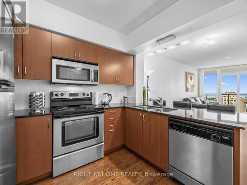 1601 - 15 Legion Road, Toronto, ON - Indoor Photo Showing Kitchen With Double Sink