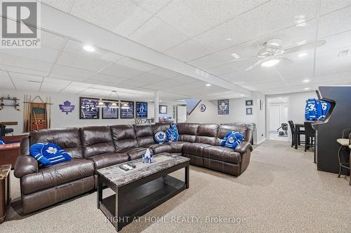 Rec Room, Loads of Space for Entertaining, Gas FP - 1 Idared Road, Hamilton, ON - Indoor