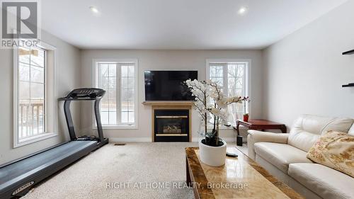 301 Garner Road E, Hamilton, ON - Indoor Photo Showing Living Room With Fireplace