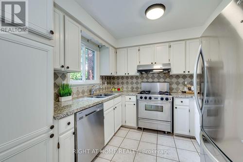 1025 Vanier Drive, Mississauga, ON - Indoor Photo Showing Kitchen With Double Sink
