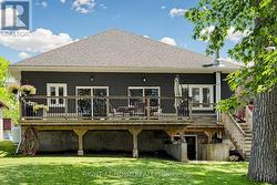 DECK SPANS THE LENGTH OF THE HOUSE - 