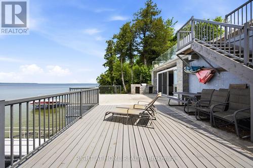 25260 Maple Beach Road, Brock, ON - Outdoor With Body Of Water With Deck Patio Veranda With Exterior