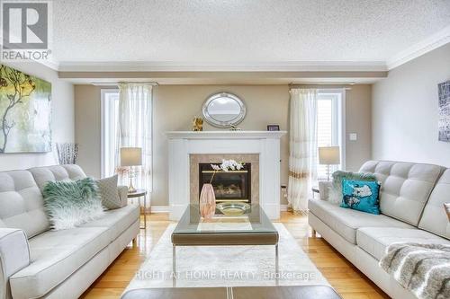 Main Fl - 636 Ormond Drive, Oshawa, ON - Indoor Photo Showing Living Room With Fireplace