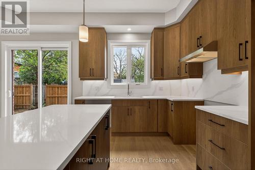 Walkout to the backyard - 279 Hess Street S, Hamilton, ON 