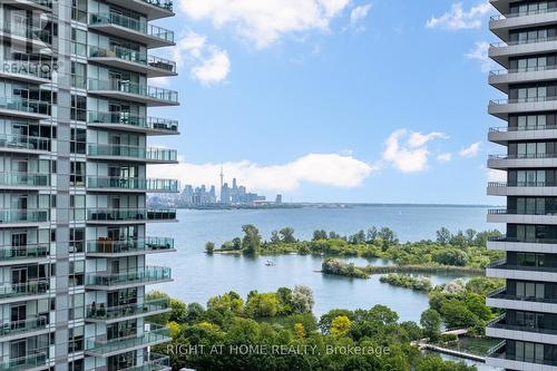 1413 - 30 Shore Breeze Drive, Toronto, ON - Outdoor With Body Of Water With Balcony With Facade