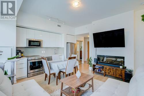 1413 - 30 Shore Breeze Drive, Toronto, ON - Indoor With Fireplace