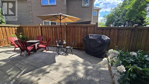 Newly Installed Wood Fence (June 2026) - Left Side - 1665 Asgard Drive, Mississauga, ON - Outdoor With Deck Patio Veranda