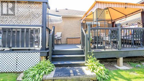 Walk up to deck - 36 Benjamin Lane, Barrie, ON - Outdoor With Deck Patio Veranda
