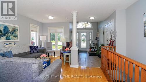 Hardwood Floors in Living Room - 36 Benjamin Lane, Barrie, ON - Indoor Photo Showing Living Room