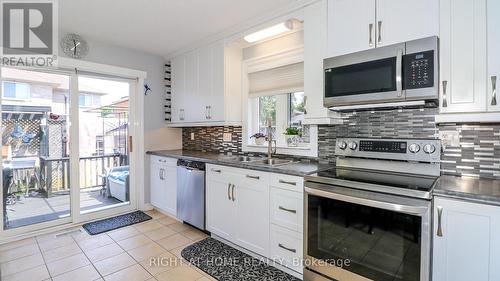 Stainless Steel Appliances - 36 Benjamin Lane, Barrie, ON - Indoor Photo Showing Kitchen With Stainless Steel Kitchen With Double Sink