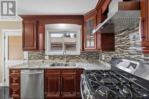 46 Tidefall Drive, Toronto, ON - Indoor Photo Showing Kitchen With Double Sink With Upgraded Kitchen