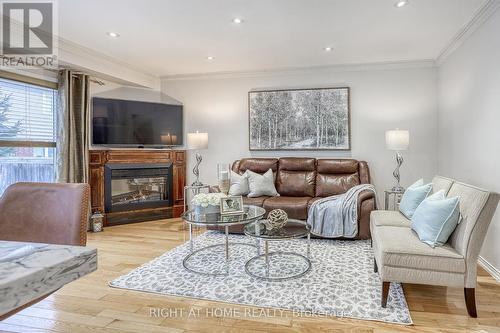 75 Carpendale Crescent, Ajax, ON - Indoor Photo Showing Living Room With Fireplace