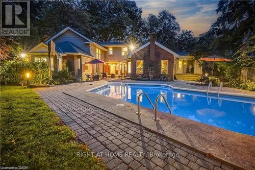 3021 Lakeshore Road, Burlington, ON - Outdoor With In Ground Pool