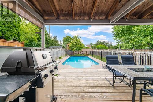 7013 Hickling Crescent, Mississauga, ON - Outdoor With In Ground Pool With Deck Patio Veranda With Exterior