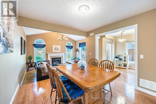 1352 Wadebridge Crescent, Oshawa, ON - Indoor Photo Showing Dining Room With Fireplace