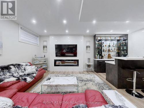 80 Puccini Drive, Richmond Hill, ON - Indoor Photo Showing Living Room With Fireplace