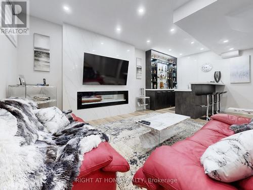 80 Puccini Drive, Richmond Hill, ON - Indoor Photo Showing Bedroom With Fireplace
