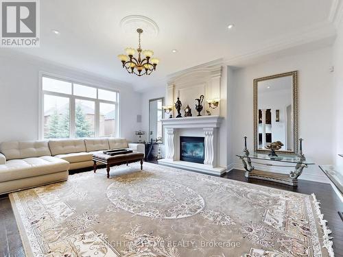 80 Puccini Drive, Richmond Hill, ON - Indoor Photo Showing Living Room With Fireplace