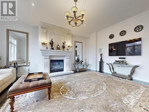 80 Puccini Drive, Richmond Hill, ON - Indoor Photo Showing Living Room With Fireplace