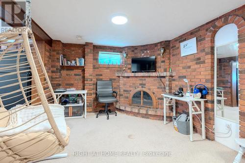 80 Chilton Drive, Hamilton, ON - Indoor Photo Showing Other Room With Fireplace