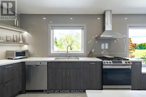 560 Concession Road 15 W, Tiny, ON - Indoor Photo Showing Kitchen With Double Sink
