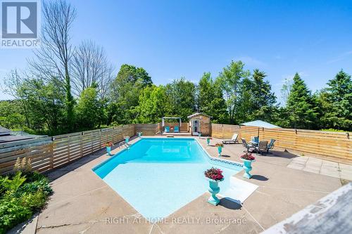 560 Concession Road 15 W, Tiny, ON - Outdoor With In Ground Pool With Backyard