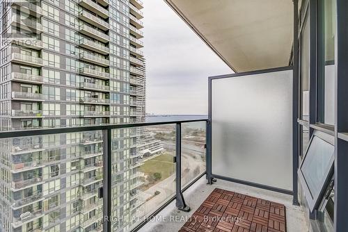 Balcony - 2710 - 2212 Lake Shore Boulevard W, Toronto, ON - Outdoor With Balcony With Exterior