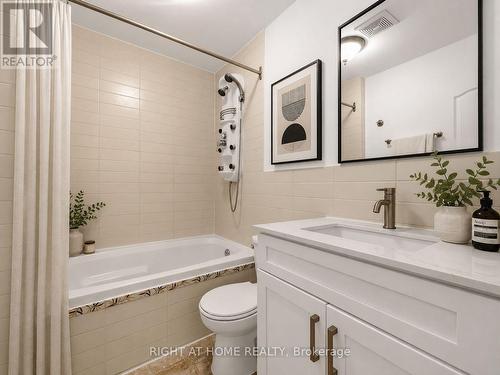 Virtually Staged - 20 Kildonan Drive, Toronto, ON - Indoor Photo Showing Bathroom