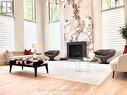 920 Calder Road, Mississauga, ON  - Indoor Photo Showing Living Room With Fireplace 
