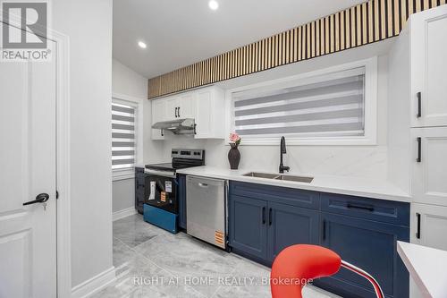 53 Gaiety Drive, Toronto, ON - Indoor Photo Showing Kitchen With Double Sink